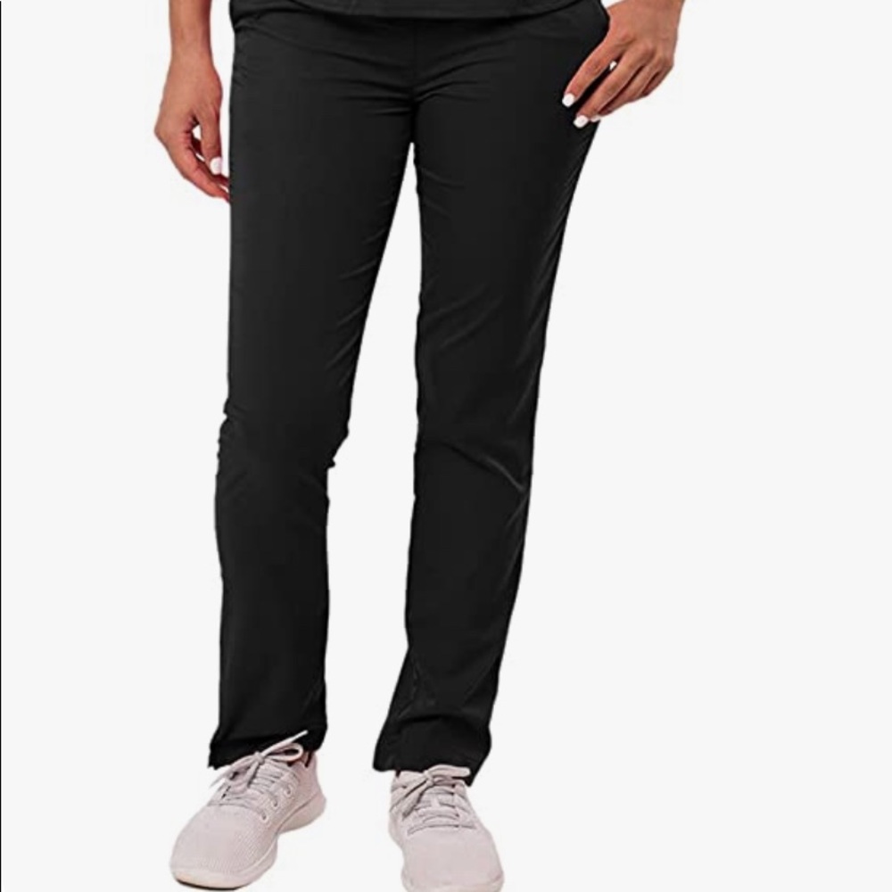 Adar black scrub pants